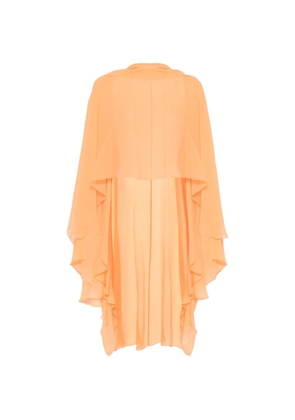 Ermanno Scervino ruffled cape - Orange