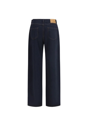 Max Mara contrast-stitch five-pocket jeans - Blue