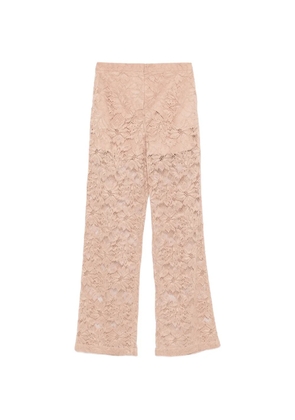 Sportmax floral-lace trousers - Pink