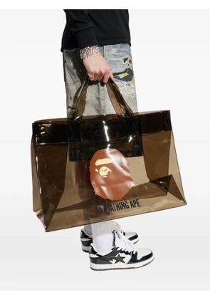 A BATHING APE® Ape Head-print tote bag - Brown