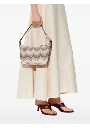 Missoni zigzag-pattern zipped tote bag - Neutrals
