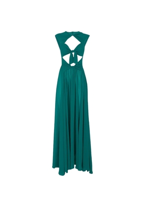 Raquel Diniz tie-front maxi dress - Green