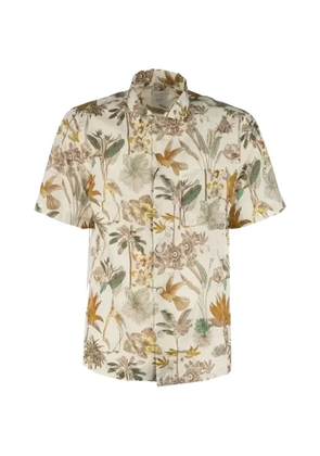 Xacus floral-print short-sleeve shirt - Neutrals