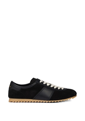 SANDRO suede lace-up sneakers - Black