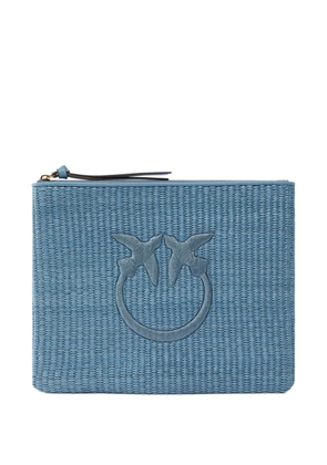 PINKO logo-detail wallet - Blue