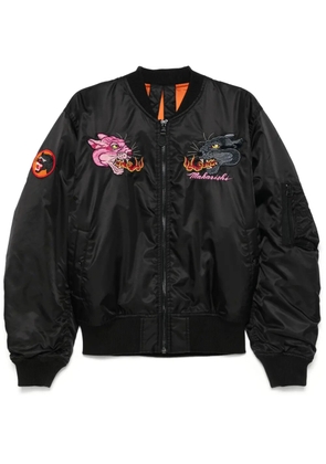 Maharishi 5345 Duality Panther MA1 bomber jacket - Black