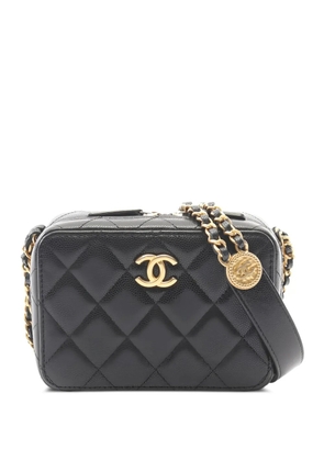 CHANEL Pre-Owned 2021 matelasse chain shoulder bag - Black
