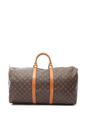 Louis Vuitton Pre-Owned 1986 55 Keepall Monogram Boston bag - Brown