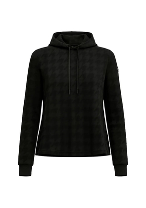 NEWLAND houndstooth hoodie - Black