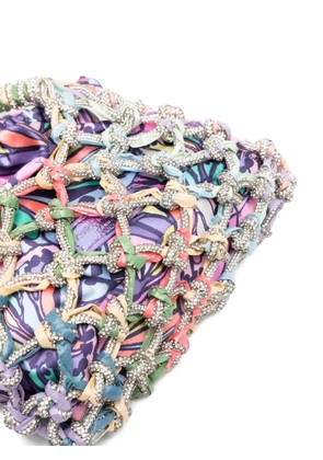 Kurt Geiger London crystal-embellished tote bag - Purple