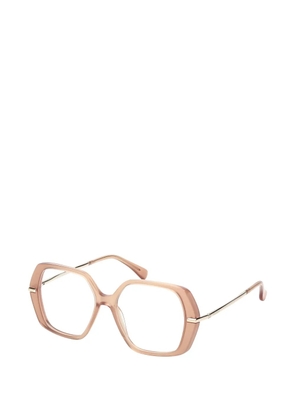 Max Mara Eyewear geometric-frame glasses - Neutrals