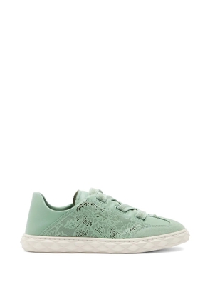 Jimmy Choo Diamond Light Flex F perforated sneakers - Green