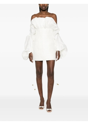 Aje Maxima puffed sleeve mini dress - White