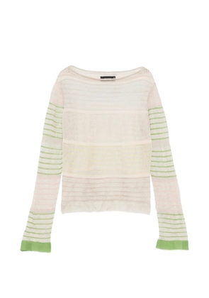 Cividini striped sweater - Neutrals