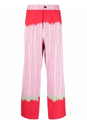 Henrik Vibskov Crunch straight-leg trousers - Red