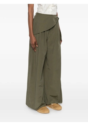 DAMSON MADDER Fabia pleated draped trousers - Green
