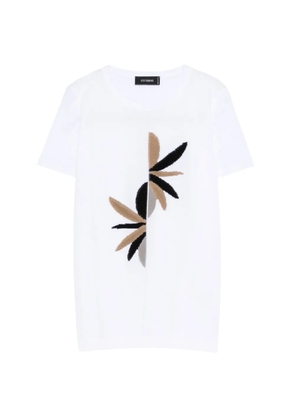 Cividini Elodia embroidered T-shirt - White