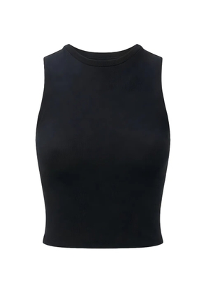 alice + olivia round neck top - Black