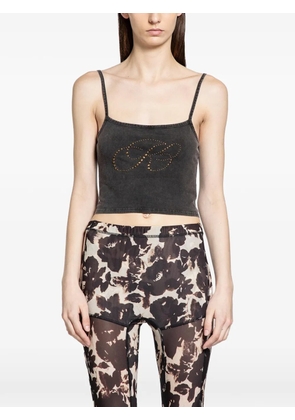 KNWLS Cally embellished top - Grey