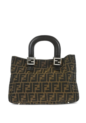 Fendi Pre-Owned 2000 zucca canvas tote - Black