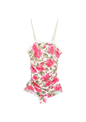 Chloé floral lace bodysuit - White