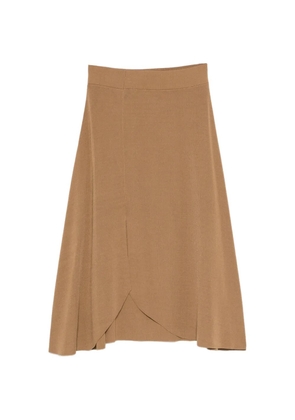 Barbara Bui asymmetric skirt - Brown