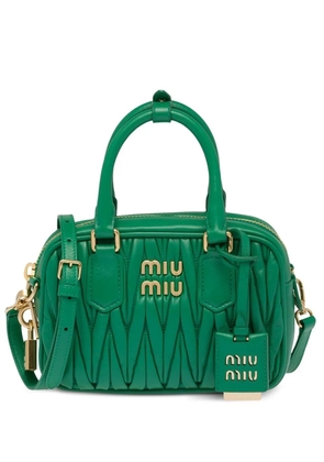 Miu Miu matelassé crossbody bag - Green