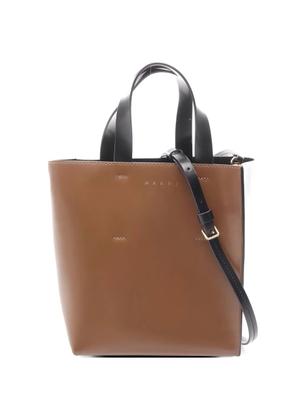 Marni Pre-Owned 2010s Museo leather tote bag - Brown