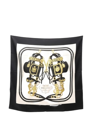 Hermès Pre-Owned 2000s Brides de Gala silk scarf - Black