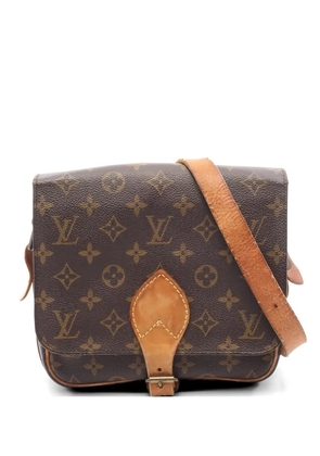 Louis Vuitton Pre-Owned 1993 MM Cartesier monogram-canvas shoulder bag - Brown