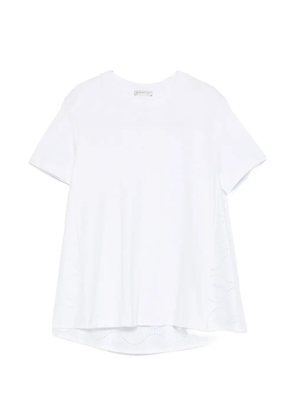 Moncler eyelet T-shirt - White