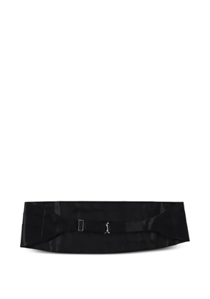 Emporio Armani silk cummerbund - Black