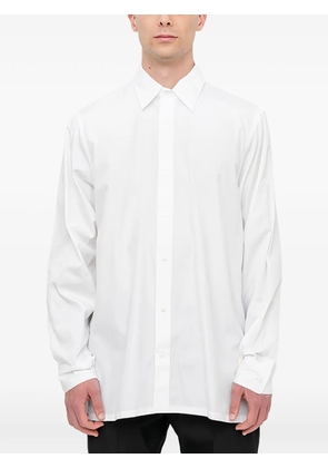 Setchu button-up cotton shirt - White