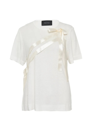 Simone Rocha bow sash T-shirt - White