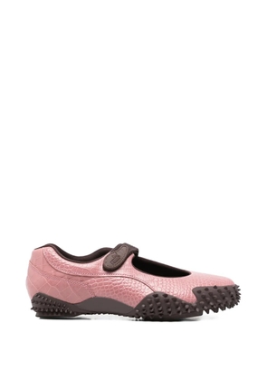 PUMA Mostro Fey crocodile-effect strap sneakers - Pink