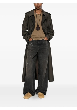 Uma Wang round-neck tank top - Brown