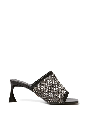 Stella McCartney crystal-embellishment mues - Black