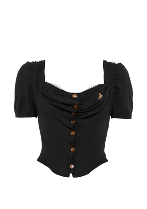Vivienne Westwood puff-sleeve shirt - Black