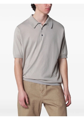 John Smedley Isis short sleeve polo shirt - Neutrals