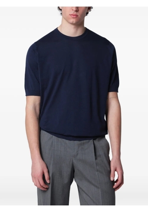 John Smedley cotton T-shirt - Blue