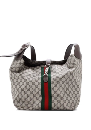 Gucci Pre-Owned Jackie 1961 Soft GG Coated Canvas Small shoulder bag - Brown