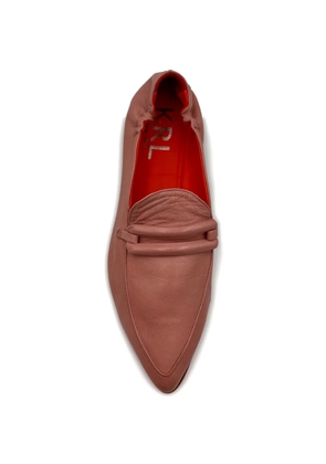 KROLL pointed-toe slip-on loafers - Pink