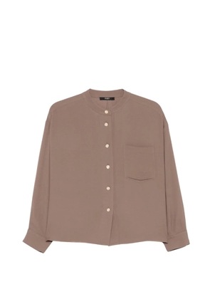Seventy chest-pocket button-up shirt - Neutrals