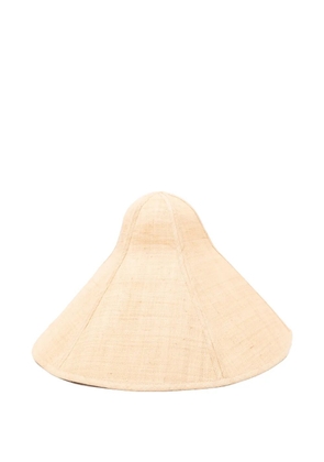 Ruslan Baginskiy stitched hat - Neutrals