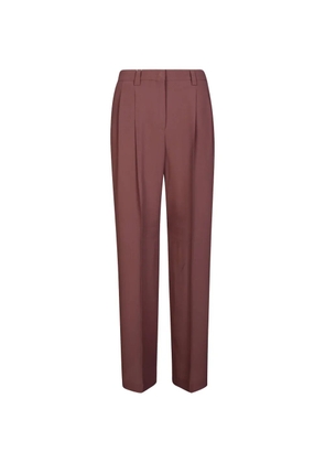 Incotex pleated crêpe trousers - Pink