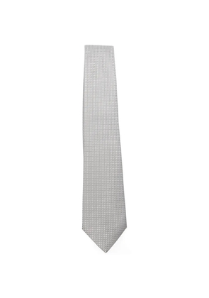 Emporio Armani textured tie - Grey
