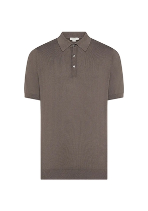 Seventy buttoned polo shirt - Brown