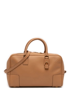 Loewe Pre-Owned 2021 Leather Amazona 28 satchel - Brown