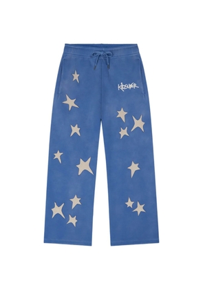 KidSuper star graphic trousers - Blue