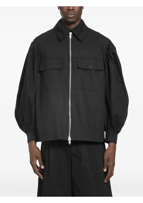 Simone Rocha puff-sleeve pocket jacket - Black